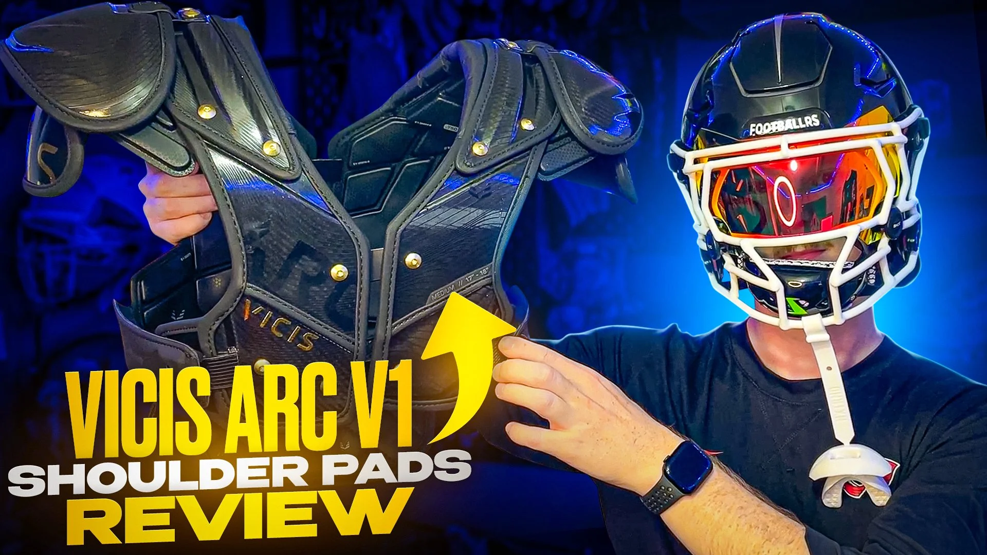 Vicis Arc V1 Shoulder Pads Review | Top-Tier Comfort & Protection